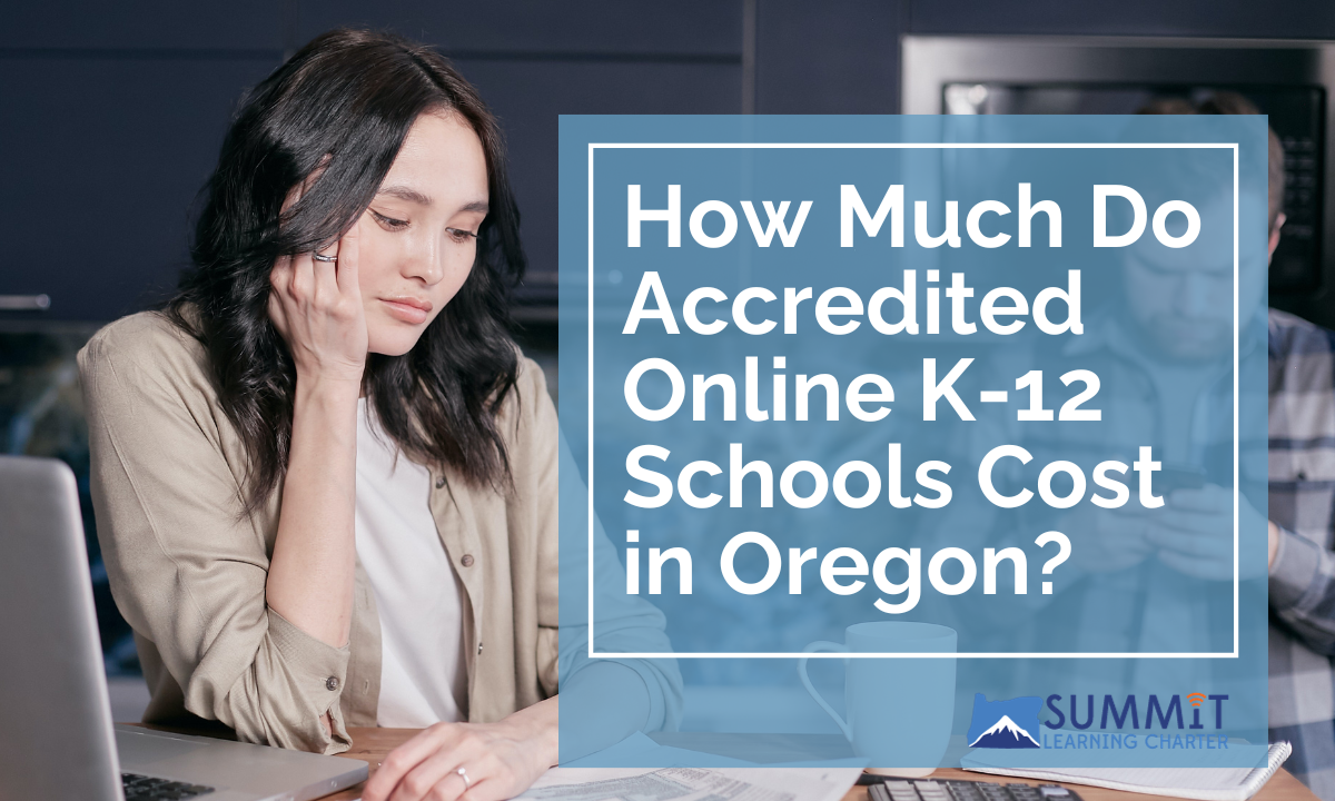 cost of online accredited k-12 schools in oregon