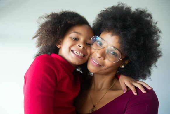 mother and daughter